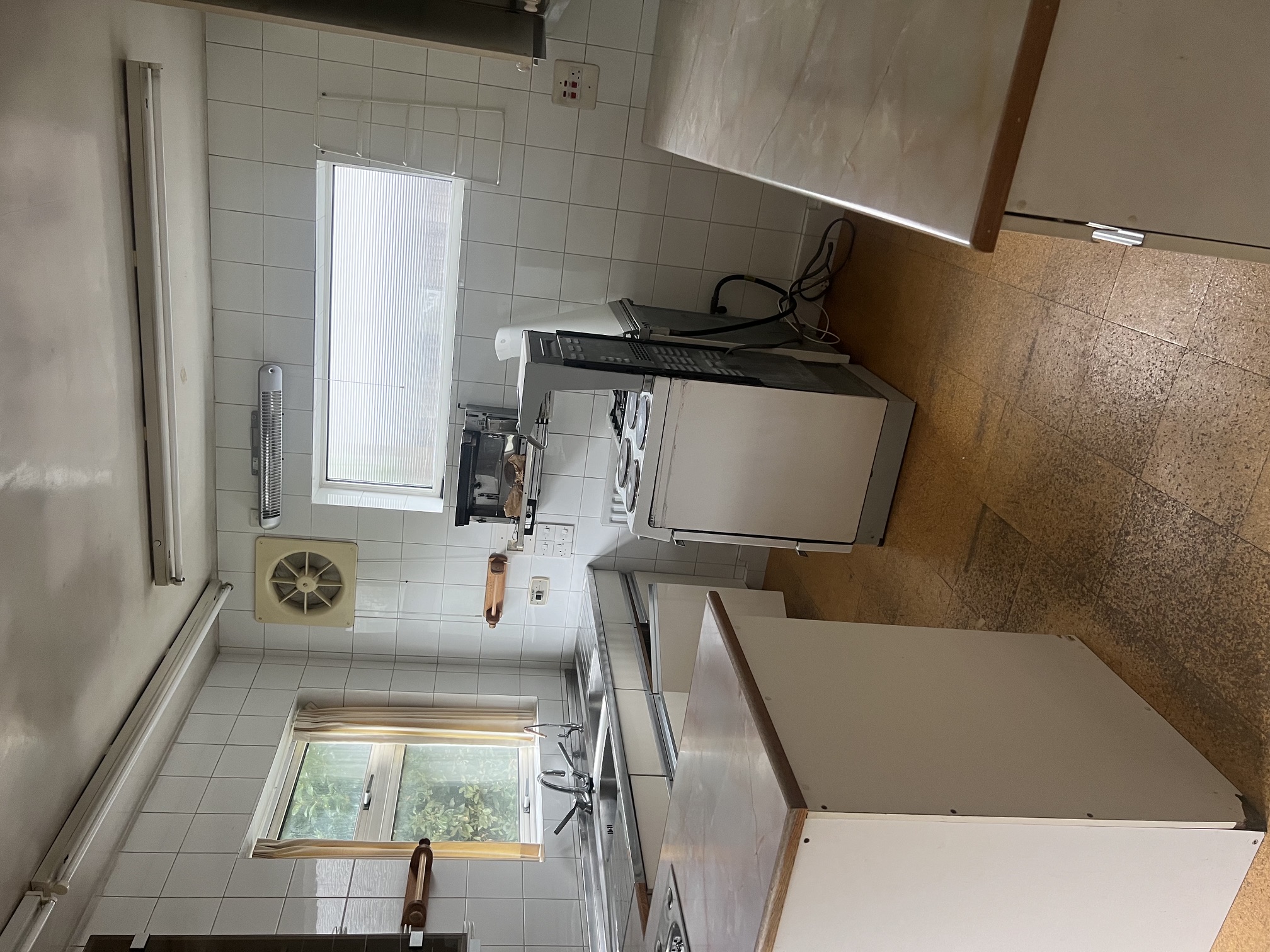 Original dated kitchen before refurbishment works began
